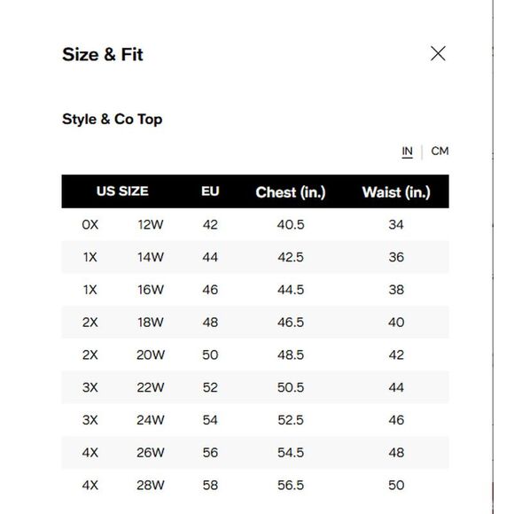 Style & Co Plus Size Mixed Print Peasant Top - Picture 3 of 3